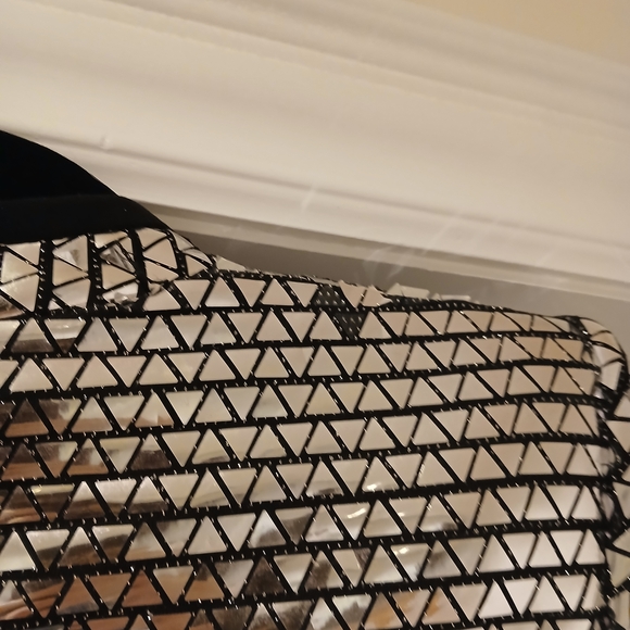 Zara Metallic Silver Blazer and Shorts Set - Picture 12 of 14